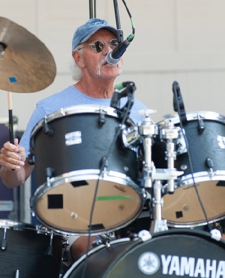 Chris Towells on drums